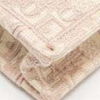 DIOR MINI BOOK TOTE OBLIQUE EMBROIDERY PINK