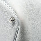 Hermes Picotin 18 Lock Bag Clemence Blue Pale SHW