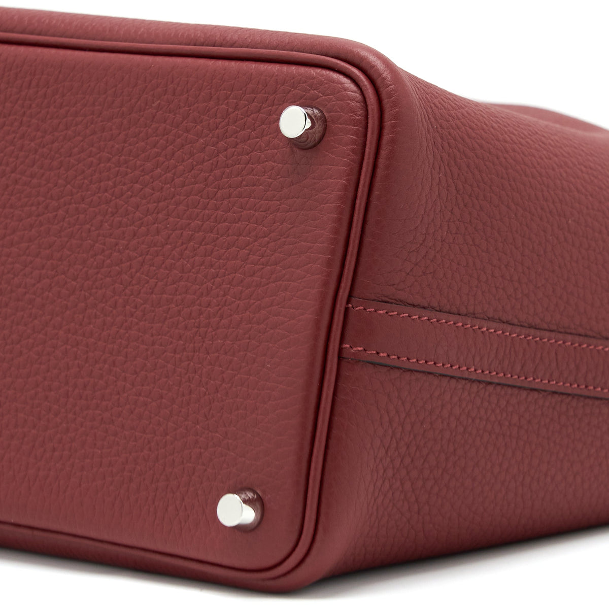 HERMES PICOTIN 18 LOCK BAG CLEMENCE ROUGE H SHW