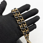 CHANEL MEDIUM CLASSIC DOUBLE FLAP BAG CAVIAR BLACK GHW (MICROCHIP)