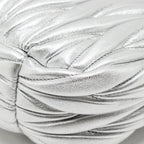 Miu Miu wander hobo bag Nappa leather silver SHW