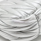 Miu Miu wander hobo bag Nappa leather silver SHW