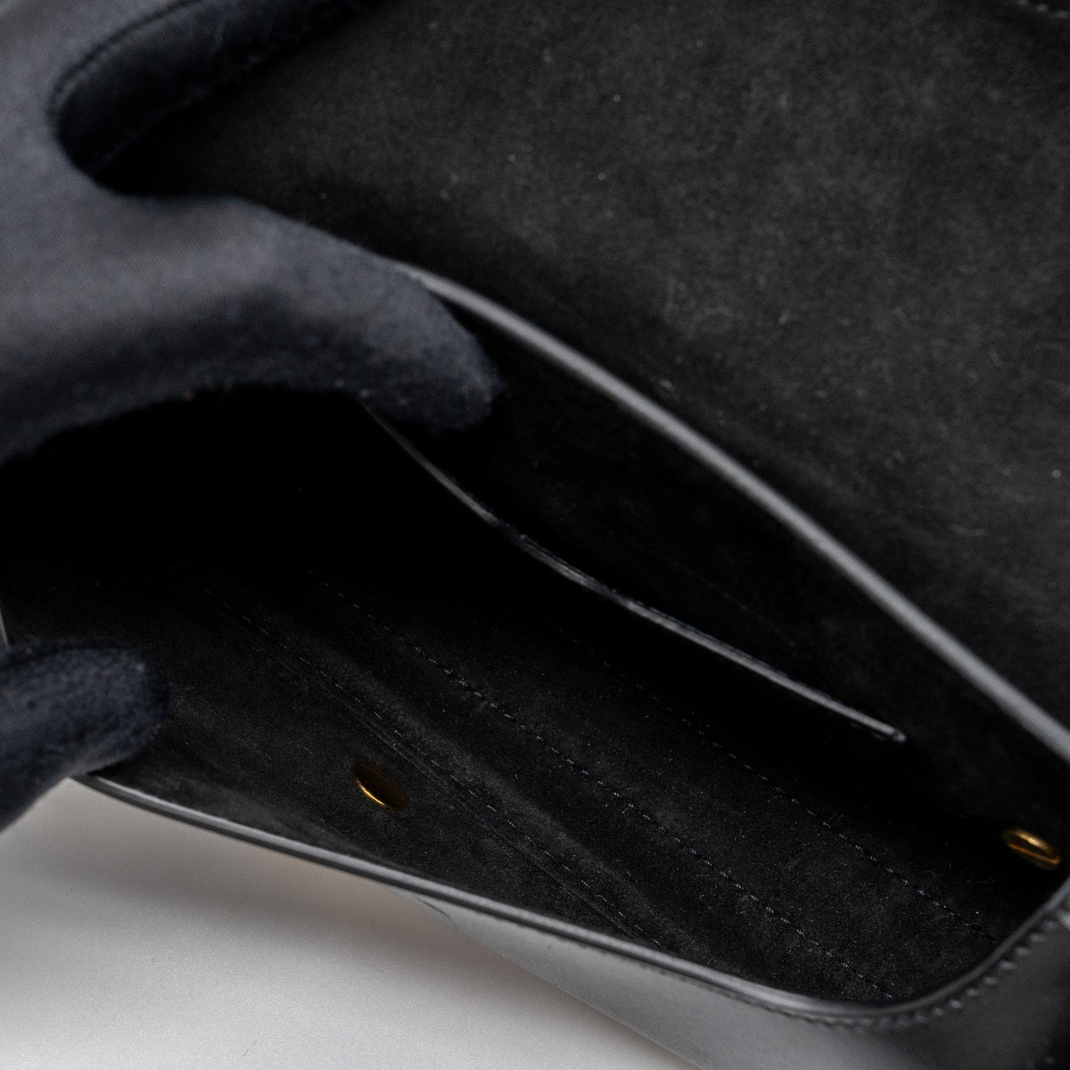 DIOR BOBBY EAST-WEST BAG BOX CALFSKIN BLACK GHW