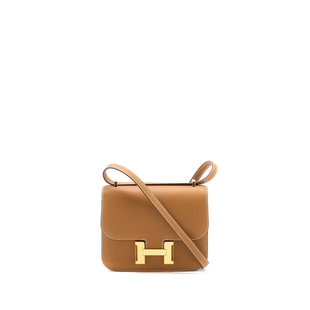 Hermes Constance Mini Epsom Gold GHW (New Version)