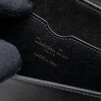 DIOR BOBBY EAST-WEST BAG BOX CALFSKIN BLACK GHW