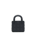 DIOR MINI LADY DIOR CALFSKIN SO BLACK