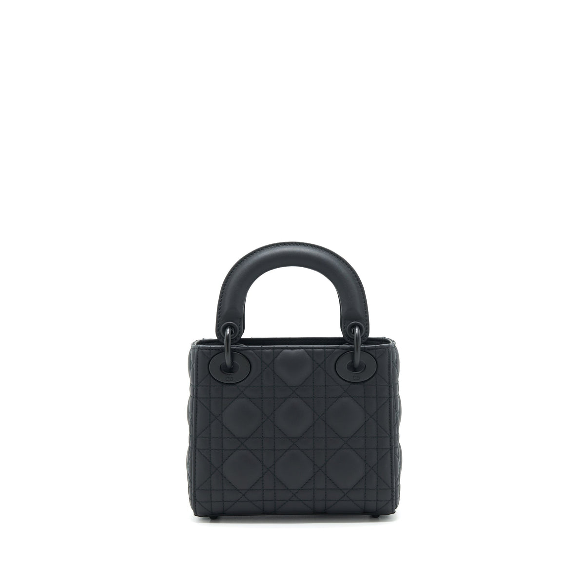 DIOR MINI LADY DIOR CALFSKIN SO BLACK
