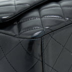 CHANEL MAXI CLASSIC FLAP BAG LAMBSKIN BLACK GHW