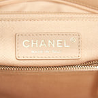 CHANEL CAVIER LARGE COCO HANDLE FLAP BAG BEIGE GHW