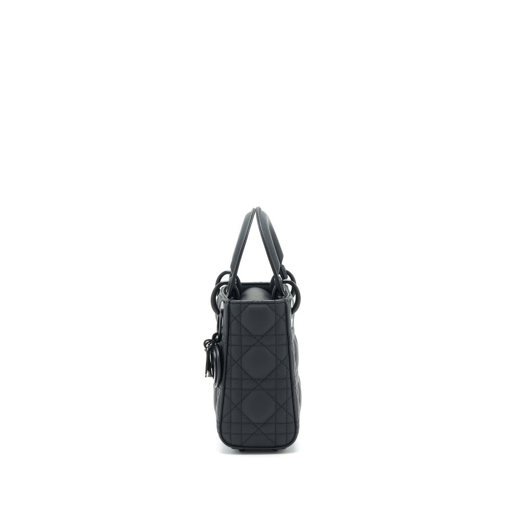 DIOR MINI LADY DIOR CALFSKIN SO BLACK