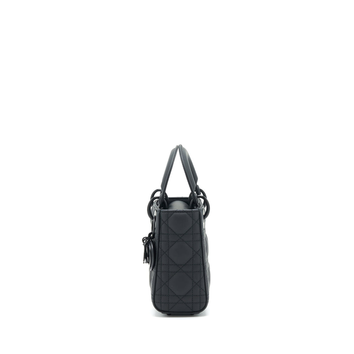 DIOR MINI LADY DIOR CALFSKIN SO BLACK