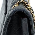 CHANEL MAXI CLASSIC FLAP BAG LAMBSKIN BLACK GHW