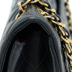 CHANEL MAXI CLASSIC FLAP BAG LAMBSKIN BLACK GHW