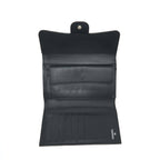 CHANEL CLASSIC FLAP LONG WALLET PATENT BLACK SHW