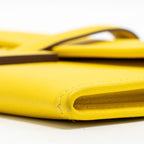 Hermes Jige Wallets swift Jaune De Naples / rose sakura SHW