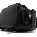 CHANEL 23K TRIPLE POCKET BACKPACK CAVIAR BLACK LGHW(MICROCHIP)