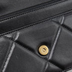 CHANEL 19 WALLET ON CHAIN LAMBSKIN BLACK MULTICOLOUR HARDWARE (MICROCHIP)