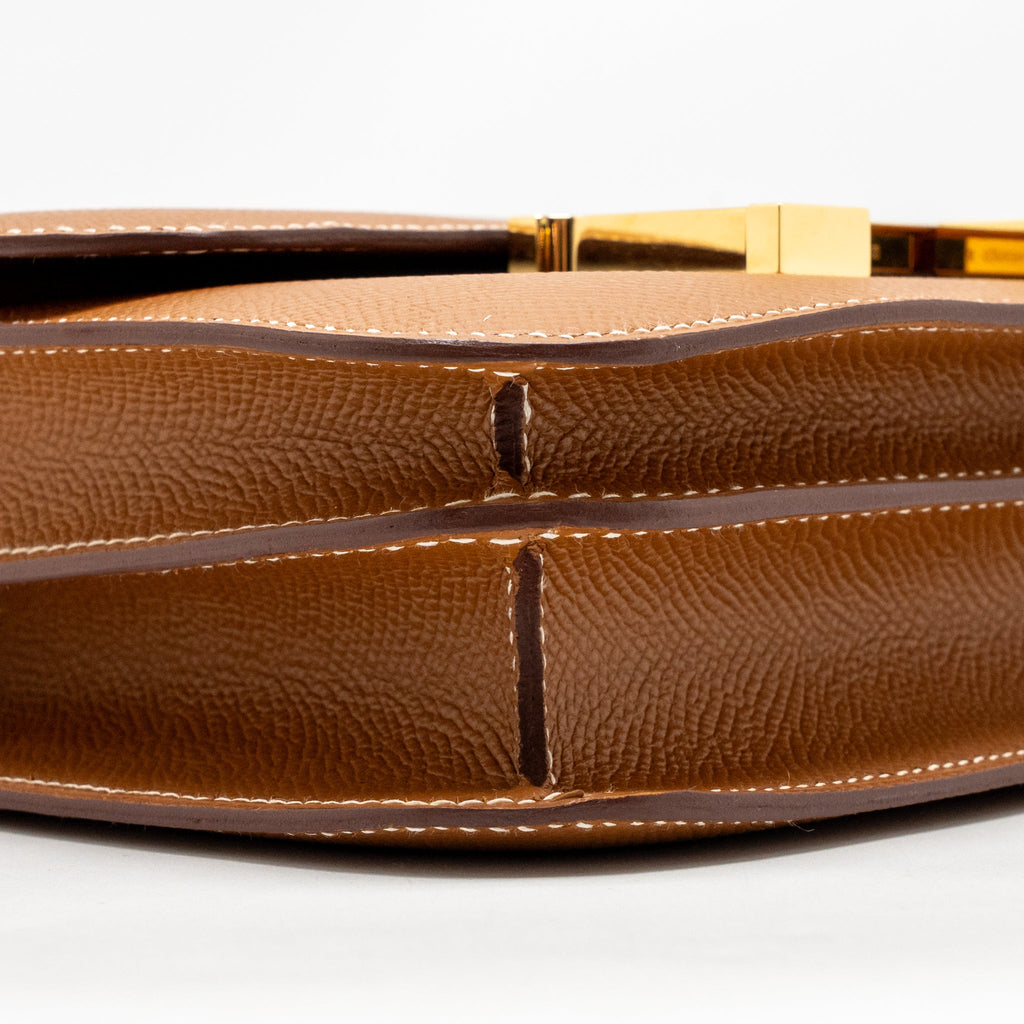 HERMES MINI CONSTANCE EPSOM GOLD GHW