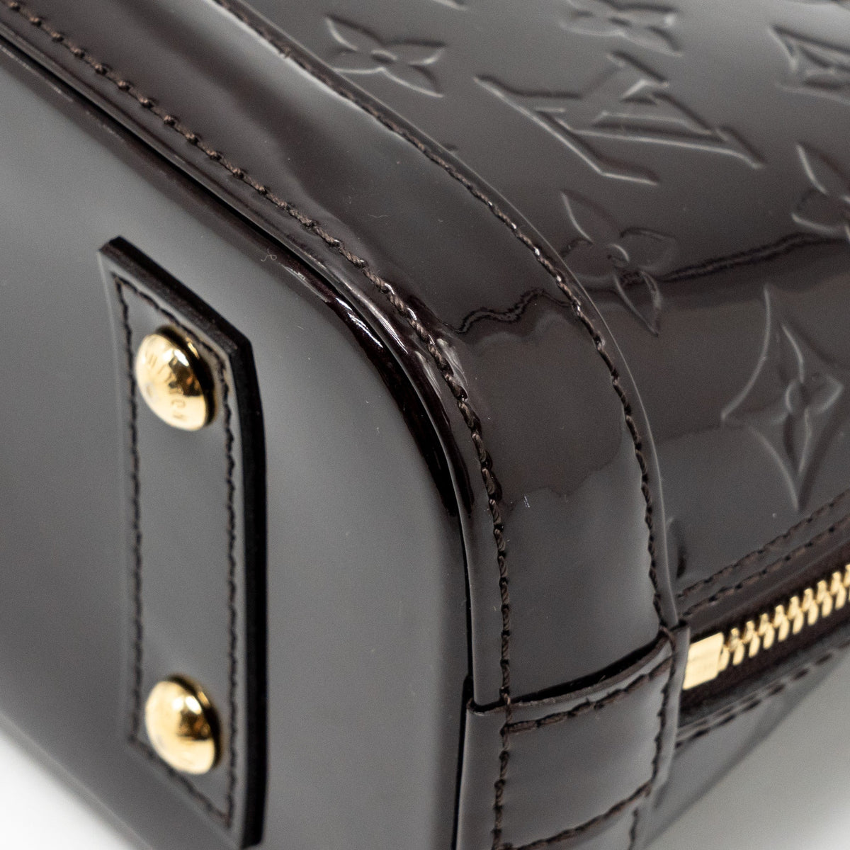 LOUIS VUITTON ALMA BB PATENT AMATANTE GHW