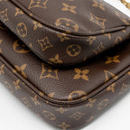LOUIS VUITTON MULTI POCHETTE ACCESSOIRES MONOGRAM CANVAS KHAKI GHW