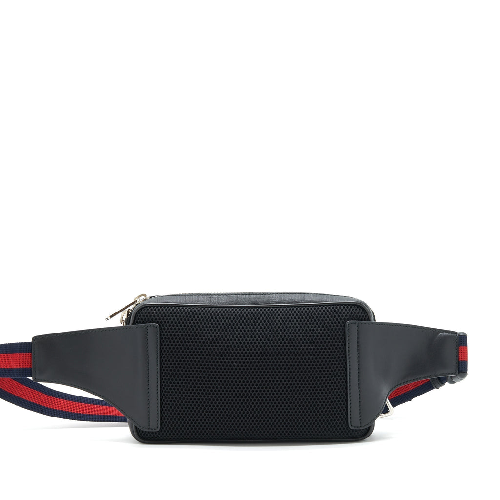 GUCCI GG SUPREME/ TIGER BELT BAG BLACK SHW