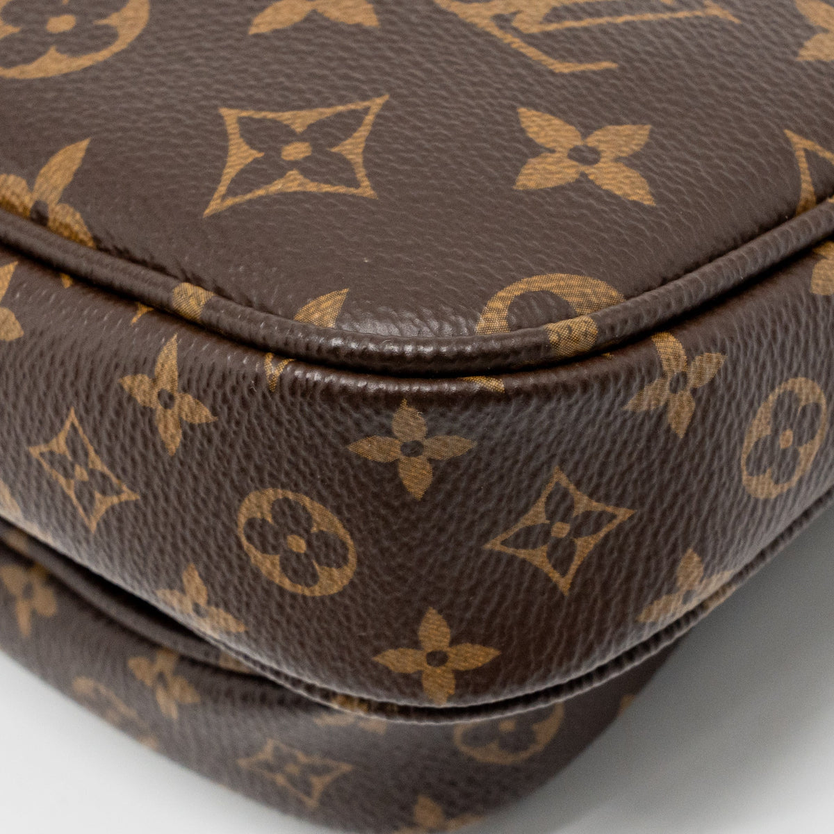 LOUIS VUITTON MULTI POCHETTE ACCESSOIRES MONOGRAM CANVAS KHAKI GHW