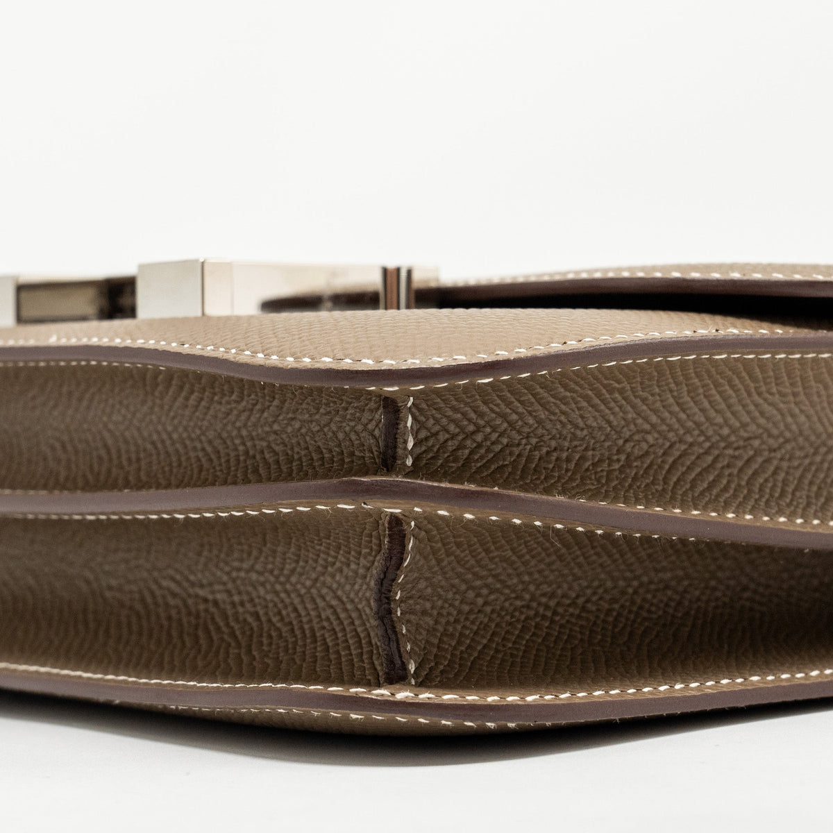 Hermes Mini Constance Epsom Etoupe SHW