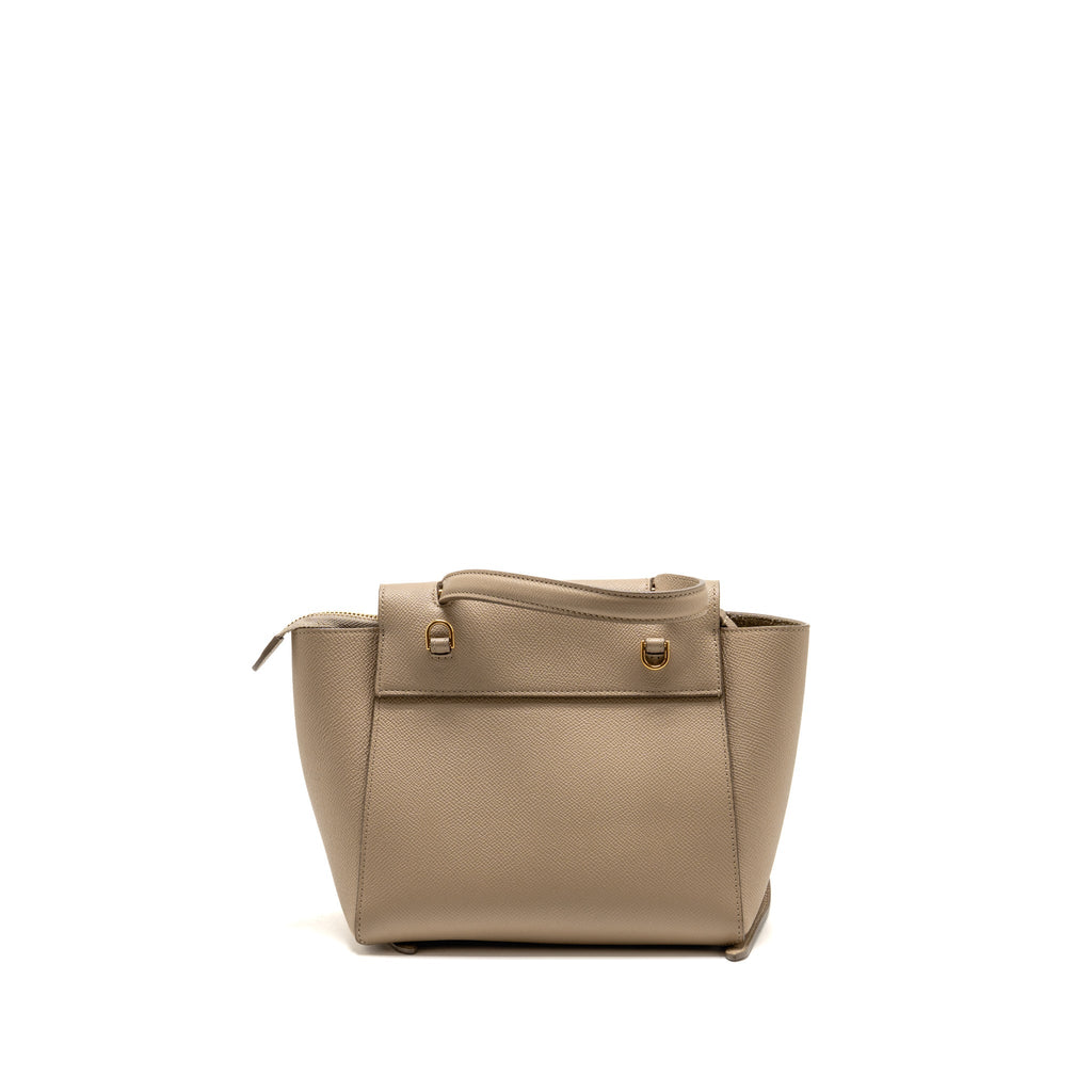 Celine Nano Belt Bag Grained Calfskin Light Taupe GHW