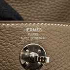 Hermes Mini Lindy Clemence Etoupe SHW