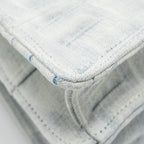 FENDI MEDIUM PEEKABOO ISEEU DENIM WHITE SHW