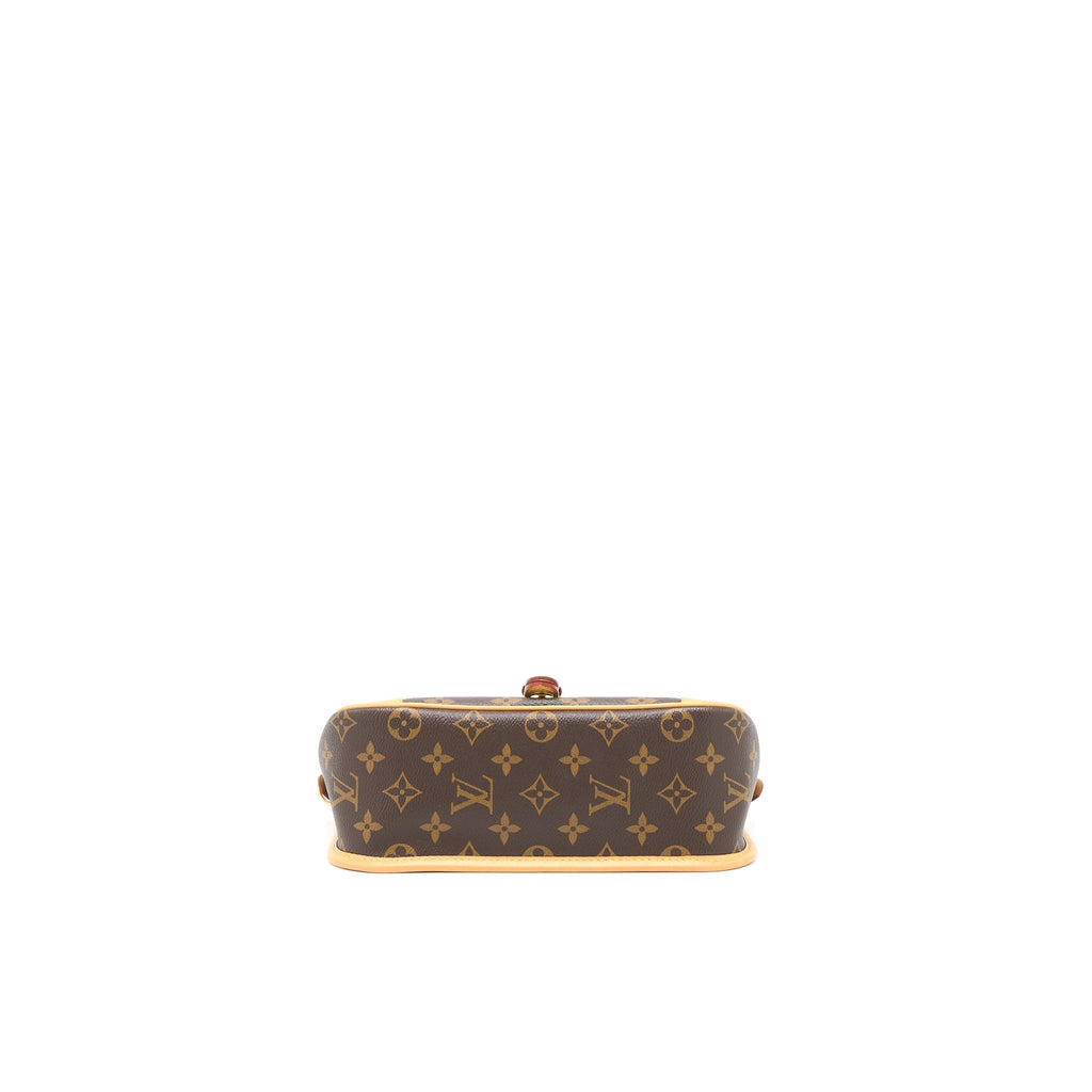 LOUIS VUITTON DIANE BAG MONOGRAM CANVAS WITH JACQUARD STRAP GHW (NEW VERSION)