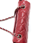 CHANEL MINI RECTANGULAR FLAP BAG CAVIAR RED SHW