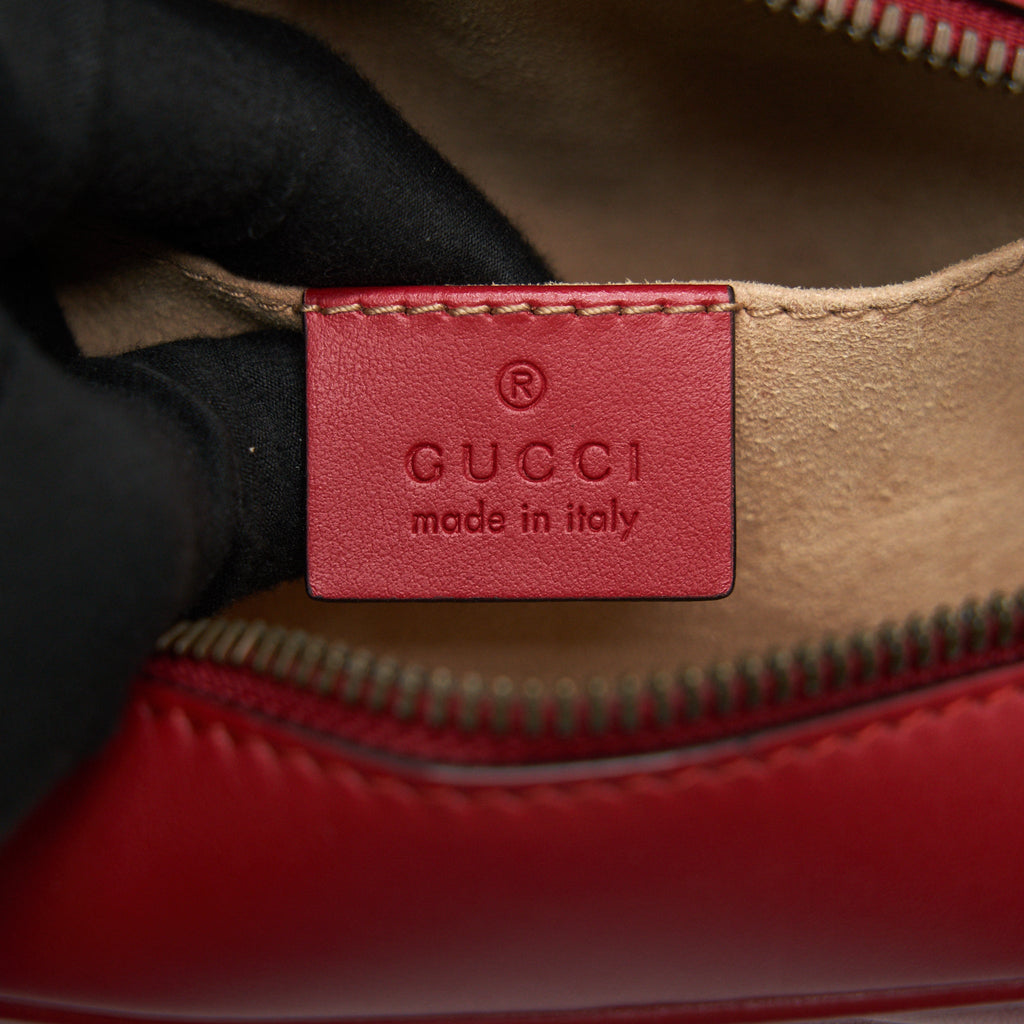 GUCCI MARMONT CAMERA BAG IN RED