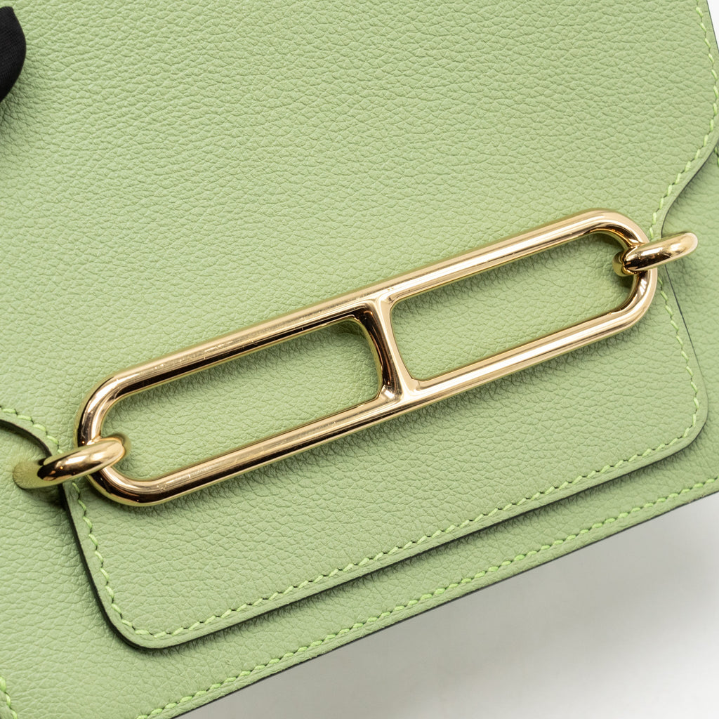 Hermes Mini Roulis Evercolor Vert Criquet LGHW