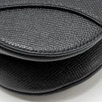DIOR MINI SADDLE BAG CALFSKIN BLACK GHW