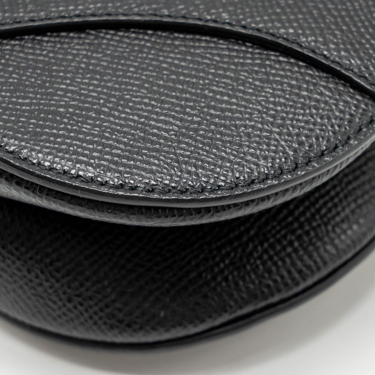 DIOR MINI SADDLE BAG CALFSKIN BLACK GHW