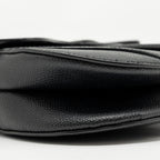 DIOR MINI SADDLE BAG CALFSKIN BLACK GHW