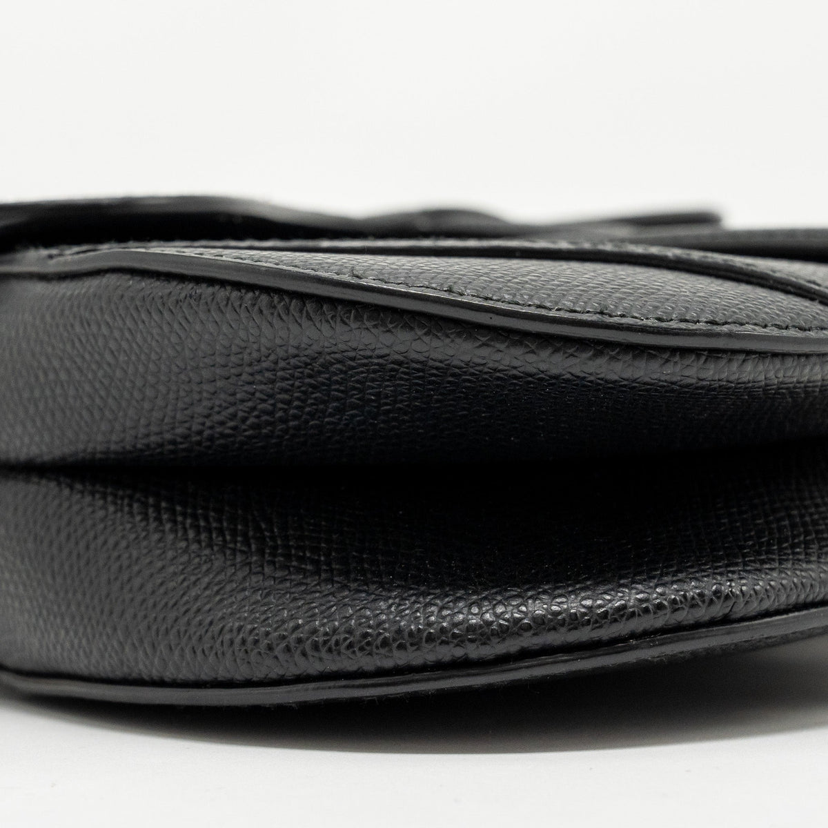 DIOR MINI SADDLE BAG CALFSKIN BLACK GHW