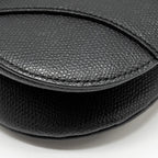 DIOR MINI SADDLE BAG CALFSKIN BLACK GHW