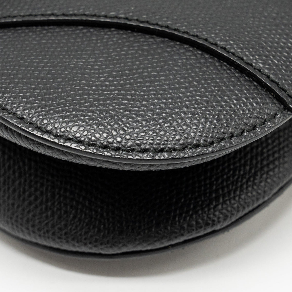 DIOR MINI SADDLE BAG CALFSKIN BLACK GHW