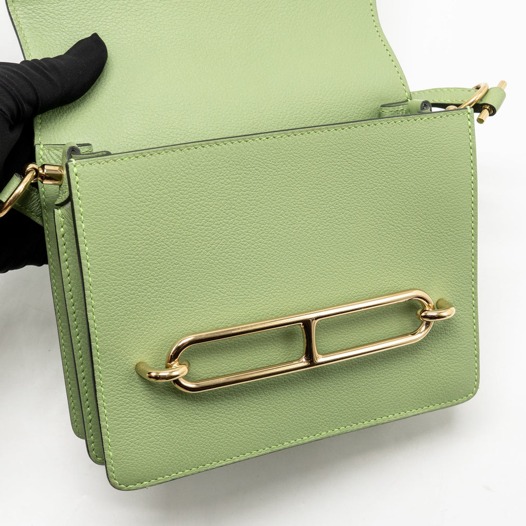 Hermes Mini Roulis Evercolor Vert Criquet LGHW