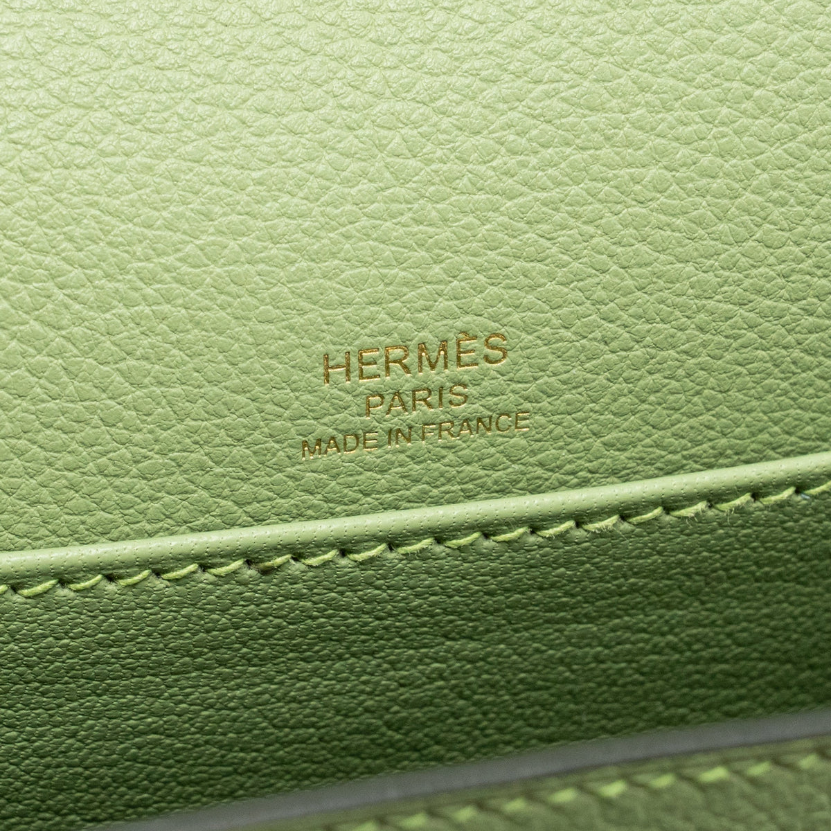 Hermes Mini Roulis Evercolor Vert Criquet LGHW