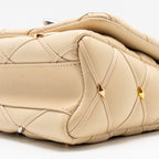 LOUIS VUITTON GO-14 MM LAMBSKIN BEIGE MULTICOLOUR HARDWARE