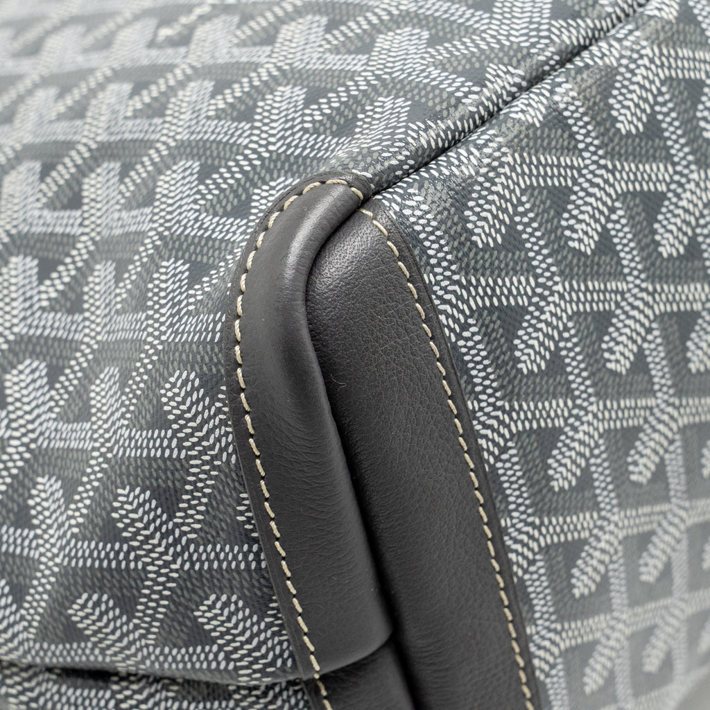 Goyard Artois PM Bag Goyardine Canvas/Calfskin Grey/Pink/White