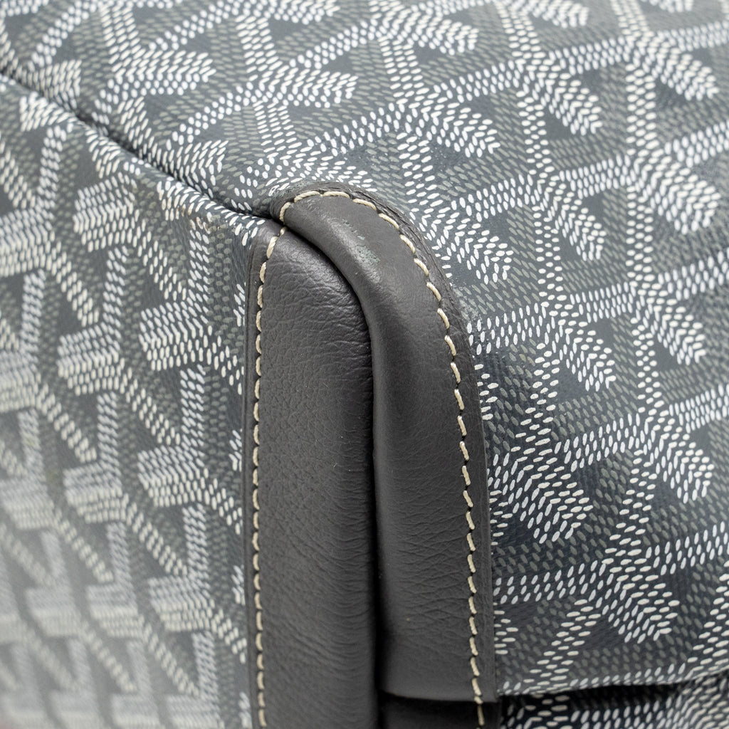 Goyard Artois PM Bag Goyardine Canvas/Calfskin Grey/Pink/White