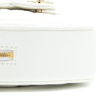 CHANEL 22S HEART BAG LAMBSKIN WHITE LGHW (MICROCHIP)