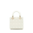 DIOR SMALL LADY DIOR MY ABCDIOR BAG WHITE LGHW