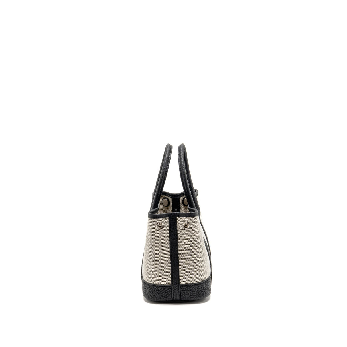 HERMES NEO GARDEN PARTY 23 CANVAS/NEGONDA ECRU/NOIR SHW