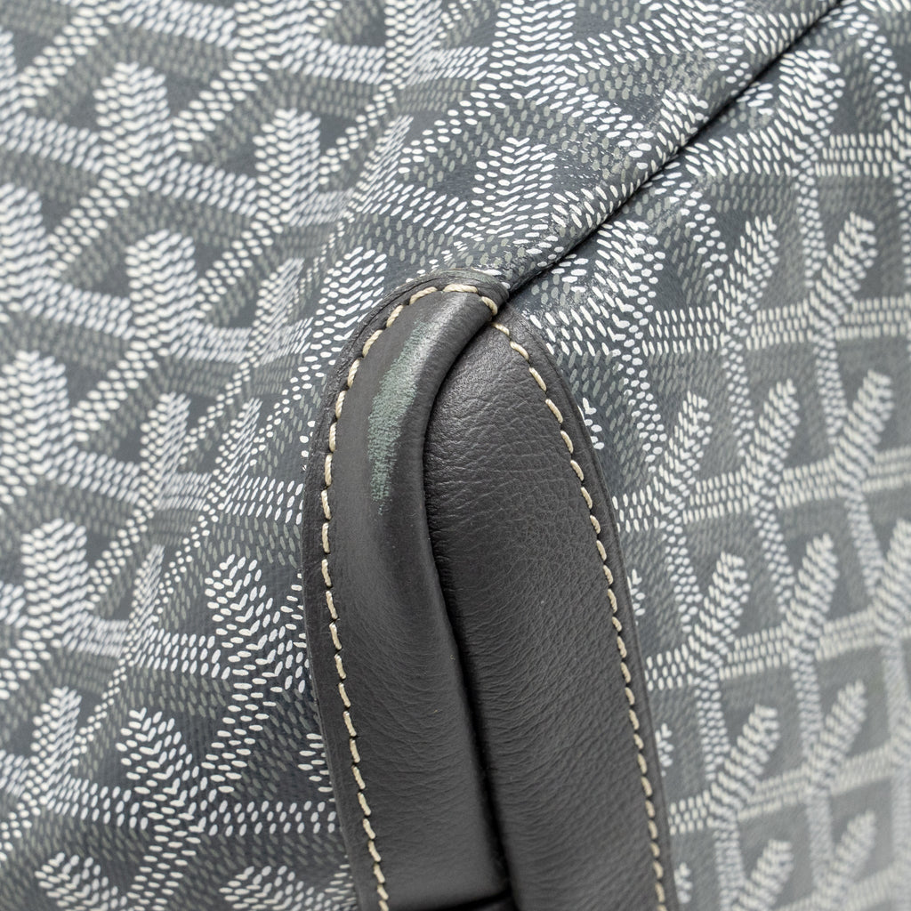 Goyard Artois PM Bag Goyardine Canvas/Calfskin Grey/Pink/White