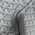 Goyard Artois PM Bag Goyardine Canvas/Calfskin Grey/Pink/White